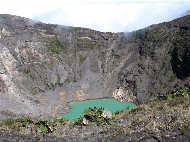 Kostarika - kráter Irazú